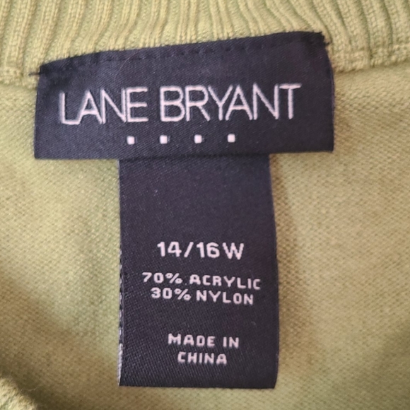 Lane Bryant Green Sweater - Picture 2 of 2